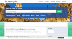 Desktop Screenshot of brusselsjobs.com