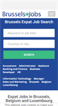 Mobile Screenshot of brusselsjobs.com